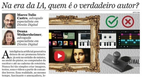 Artigo no jornal O Dia (RJ)