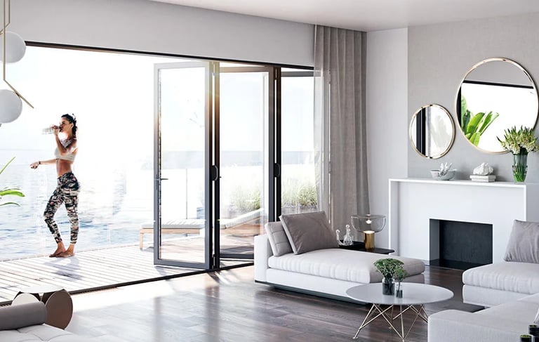 Bifold Doors, Metal Bifold Doors, Aluminum Bifold Doors