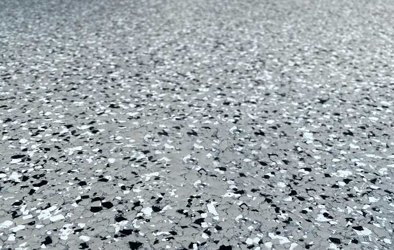 oregon house garage epoxy flooring coating