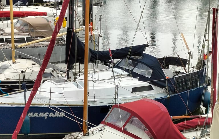 Sprayhood en huik gemaakt door Sisu Repair