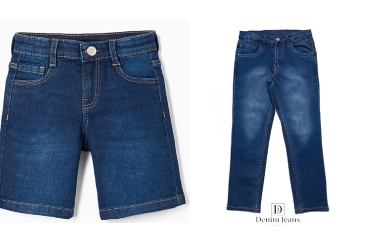 Export Quality Kids Denim Pants