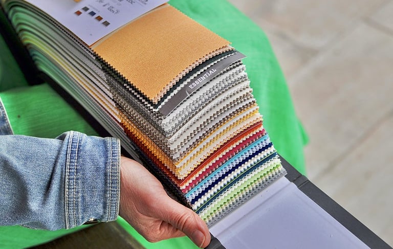 Nuancier de toiles de stores Dickson