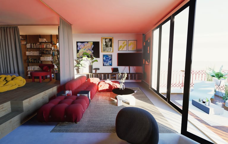 STUDIO GLAS - agencement & branding - projet Loft éclectique
