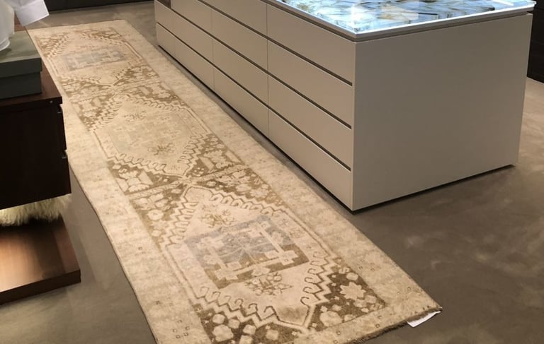 Eskici Rugs was born out of a commitment to high quality vintage rugs that are truly unique like this Kars runner rug
