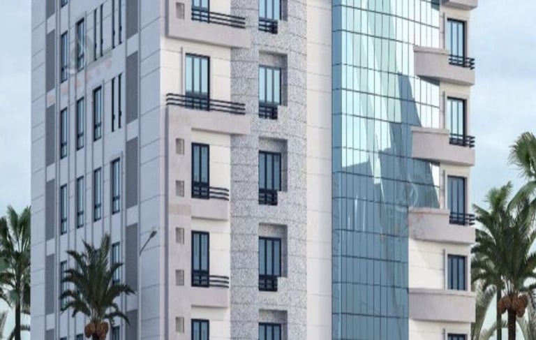 Construction services Oman – Al Bousher G+6 Residential and Commercial Building 