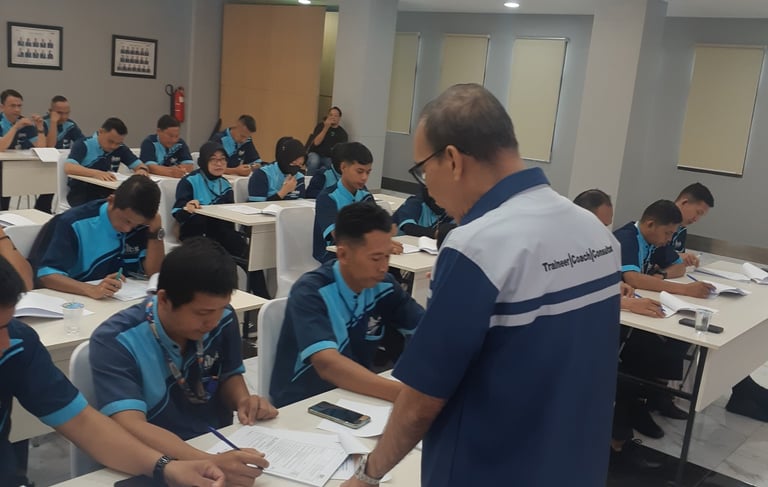 Proses uji sertifikasi BNSP oleh asesor adaka sinergi indonesia