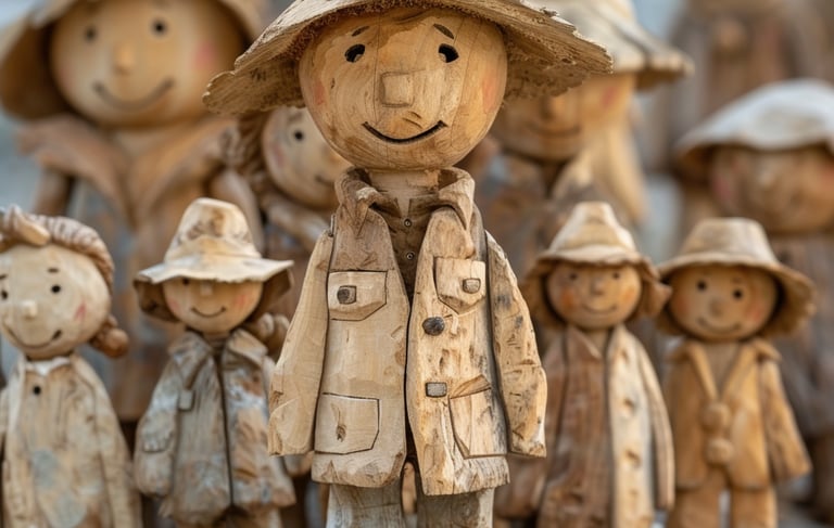 Rebellion der Holzfiguren