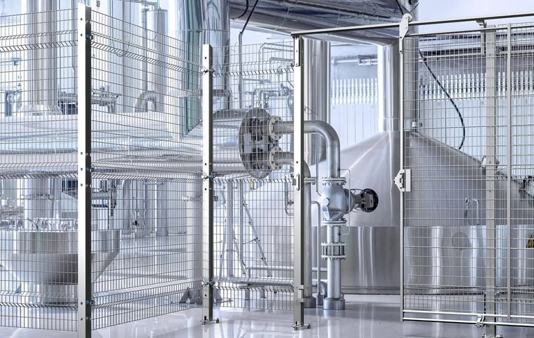 Grille de protection en inox