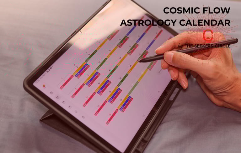 astrology calendar in use