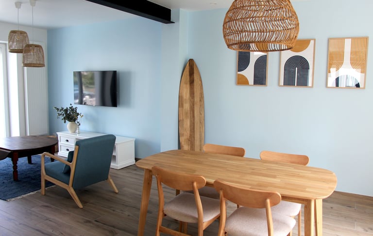 décoration d'intérieur maison pour la location en finistère