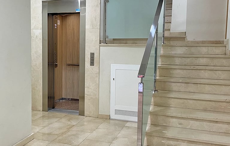 Proyecto para bajar ascensor a cota cero en Valencia