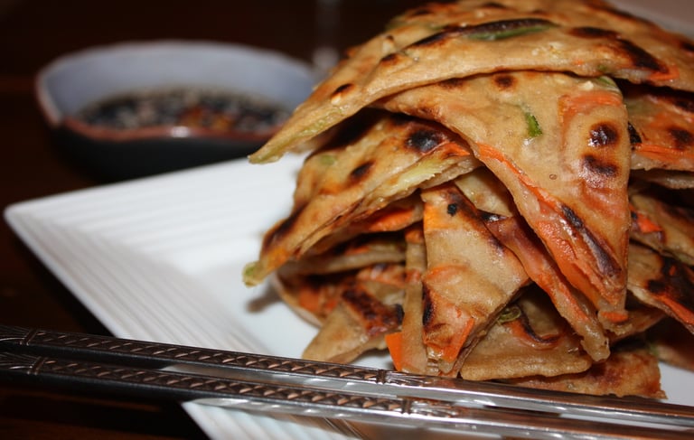 vegetable pancake - pa jun