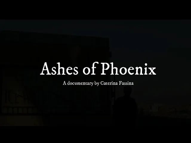 Locandina di uno short documentary di Caterina Fassina con titolo su sfondo nero