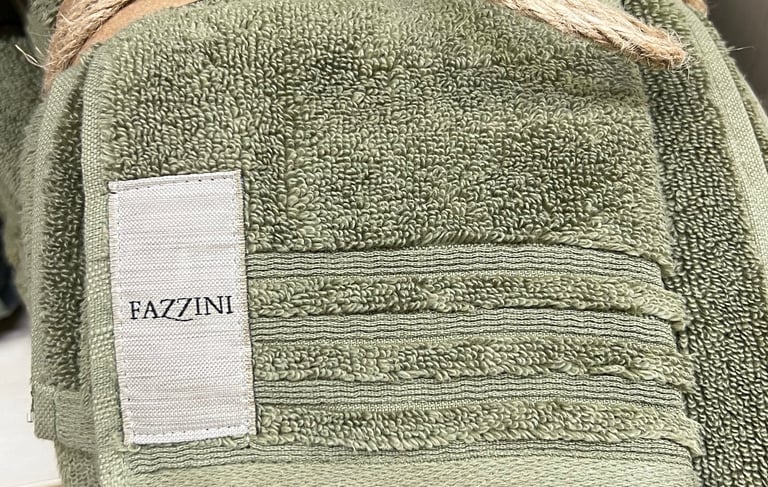 Asciugamani Fazzini verdi