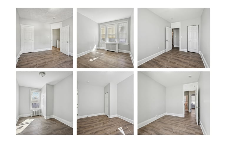 after renovation photos of a fire damaged house