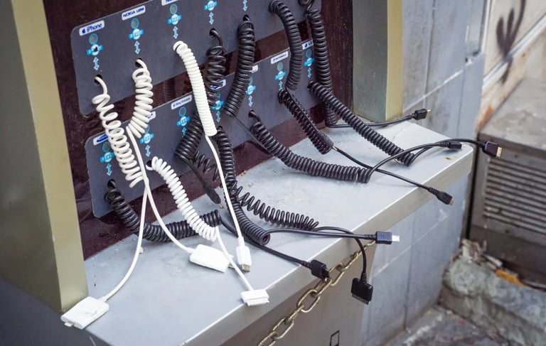 multiple cables in a harsh environment