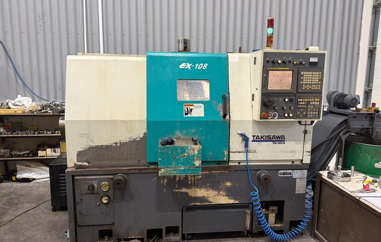 Takisawa ex 108 8 inç cnc torna