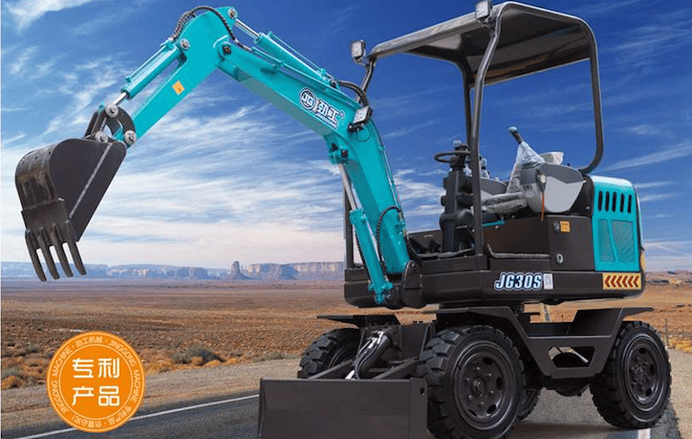 2.5Ton wheel excavator JG30S