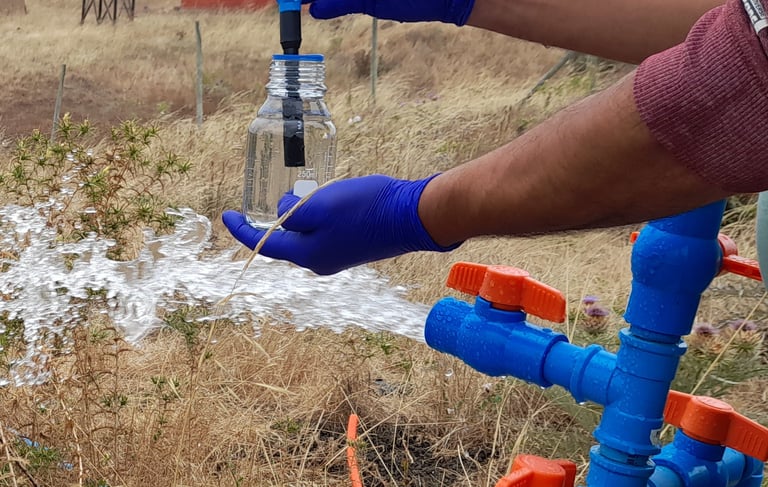 Análisis de agua de pozo