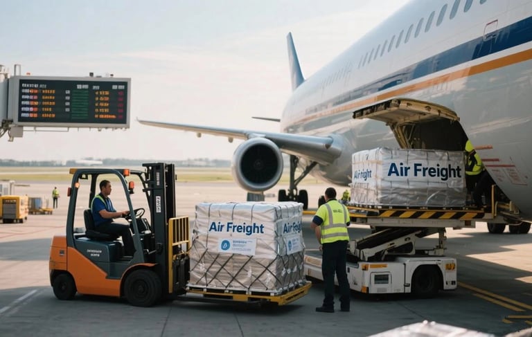 airfreight services by Ningbo J & T