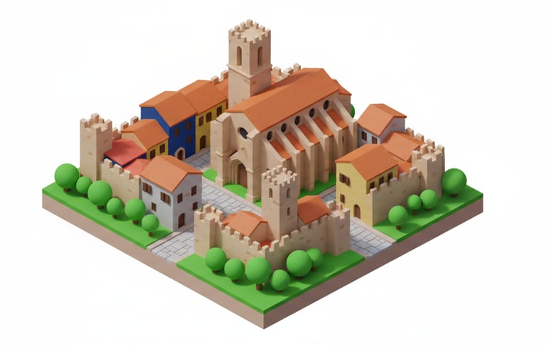 Pueblo medioval de Castelló de Empuries