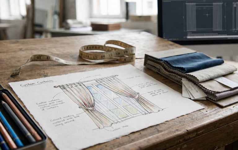 perdele, perde tasarımı, perde planı, perde projesi, proje perde, ofis perdesi, tasarım