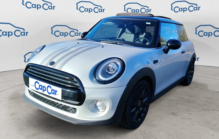 Mini Cooper Blanche 3portes avec toit noir ouvrant