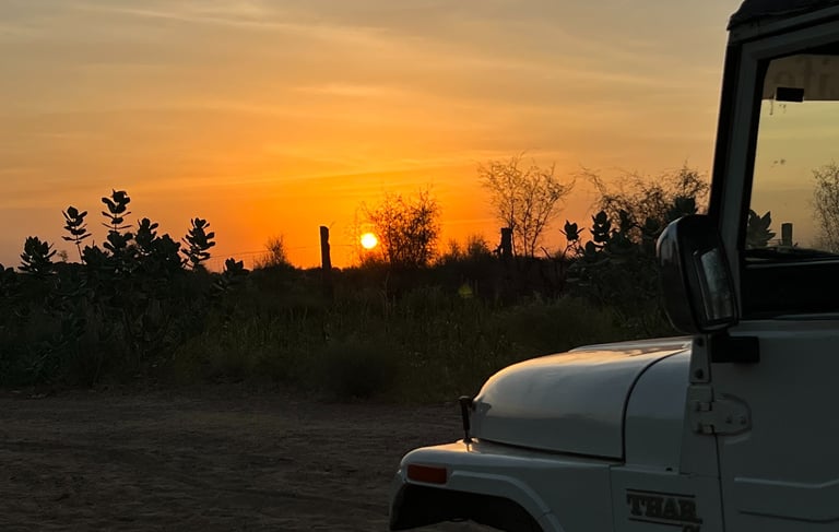 Authentic village safari in Rajasthan 4x4 off roading jeep tour by RB Tour and Travels