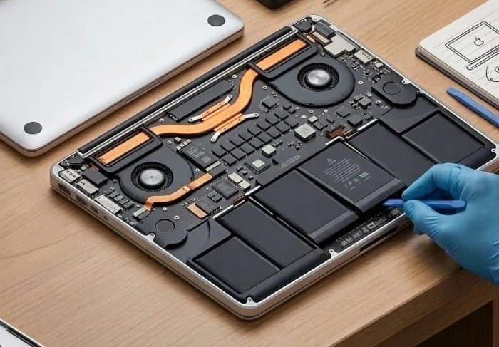 service macbook ganti baterai tangserang selatan