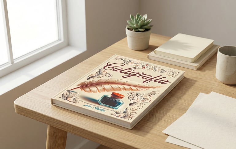a book cover of a book called calligraphy