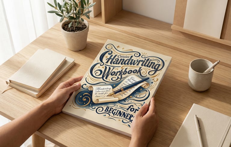 a person holding a book with a bookmark on it