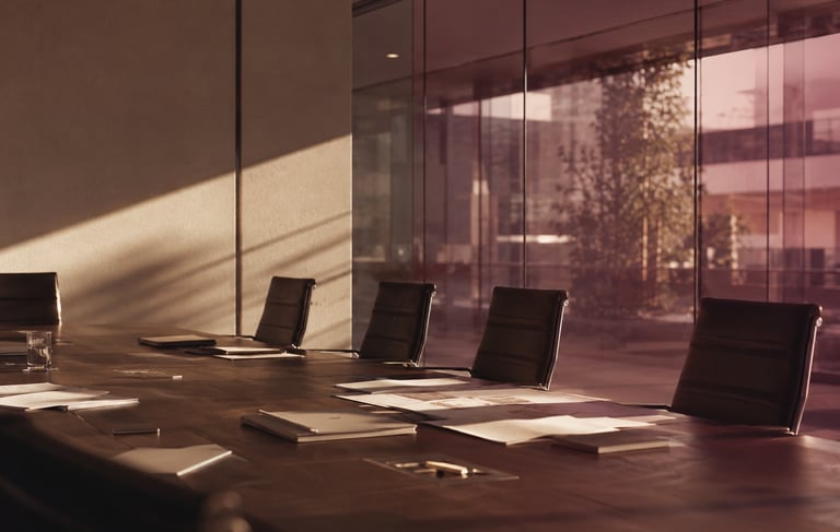 Ambiente corporativo associado à comunicação estratégica conectada ao negócio