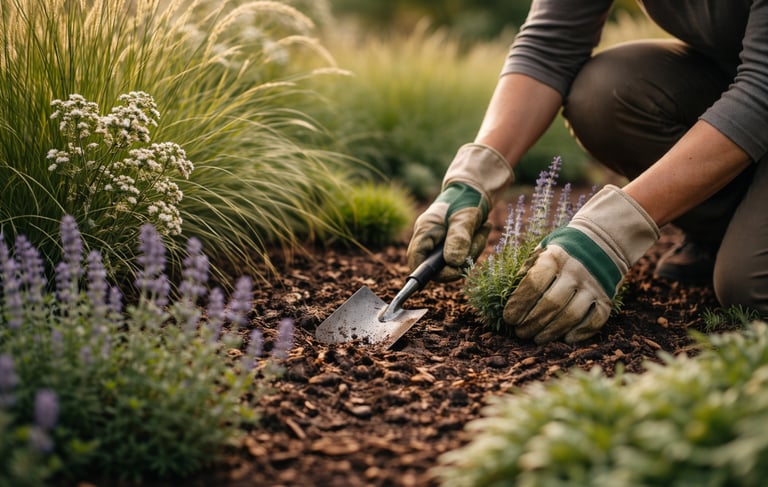 Kraštovaizdžio projekto įgyvendinimas Vilniuje – įrengtas kiemo takas, apšvietimas ir dekoratyviniai