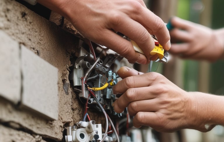white and black abstract painting