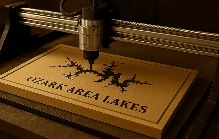 Hand Crafted Lakes Signs