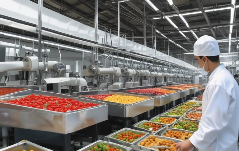 Technician performing maintenance on high-tech industrial equipment.
