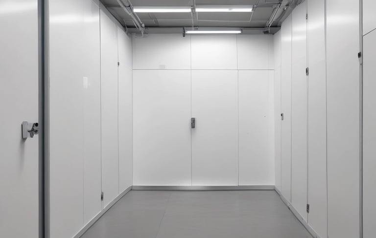 gray concrete wall inside building