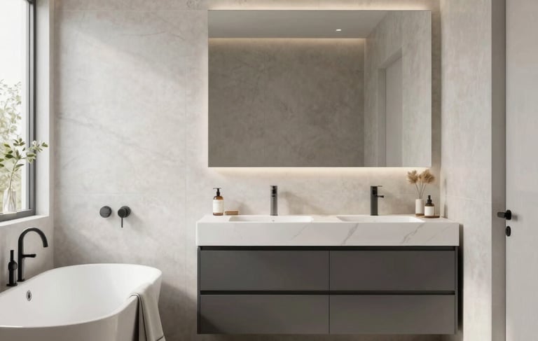 photo of white staircase