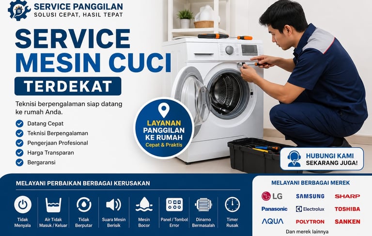 Service Mesin Cuci Terdekat