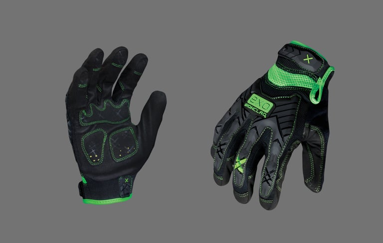 High performance industrial safety gloves for hand protection in hazardous environments