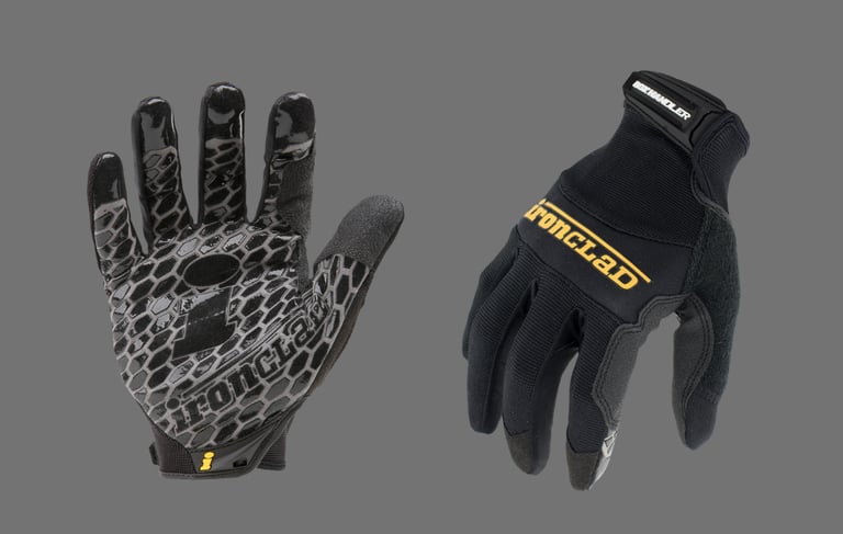 High performance industrial safety gloves for hand protection in hazardous environments