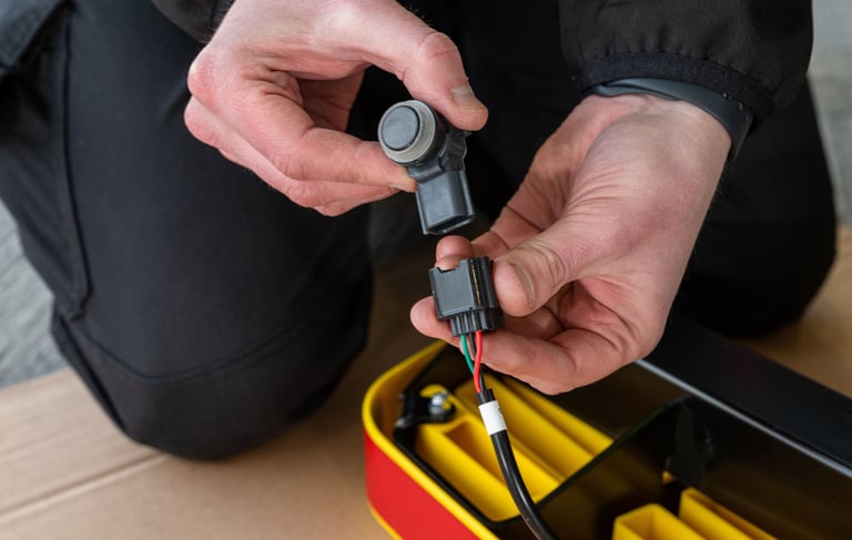 Atstumo jutikliai Rhino Access Step laiptui