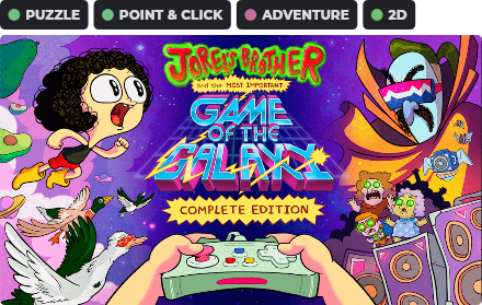 Banner Joresl Brother and The Most Important Game of the Galaxy