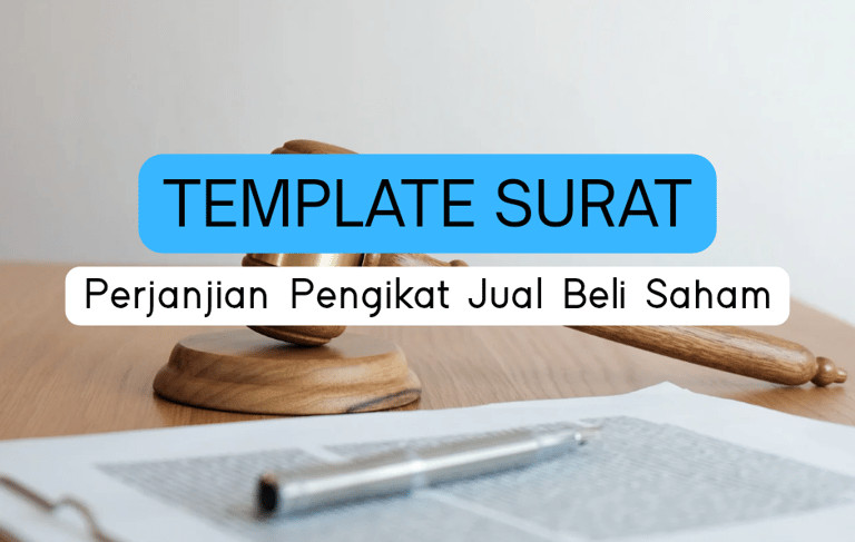 Template Surat Perjanjian Pengikat Jual Beli Saham