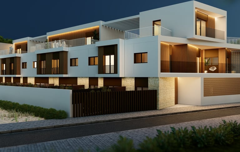 a modern house with a modern design
