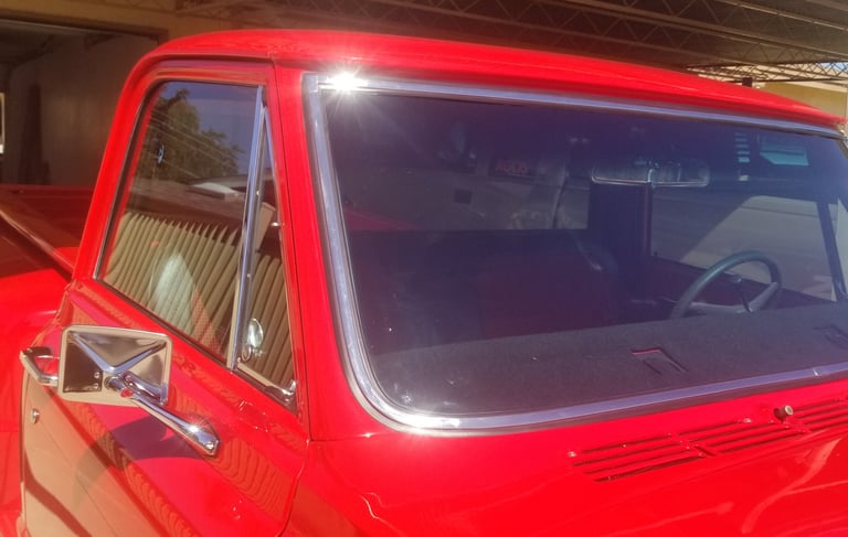 Finished chip repair by True Auto Glass