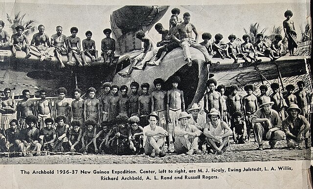 Richard Archbold expedition in 1938