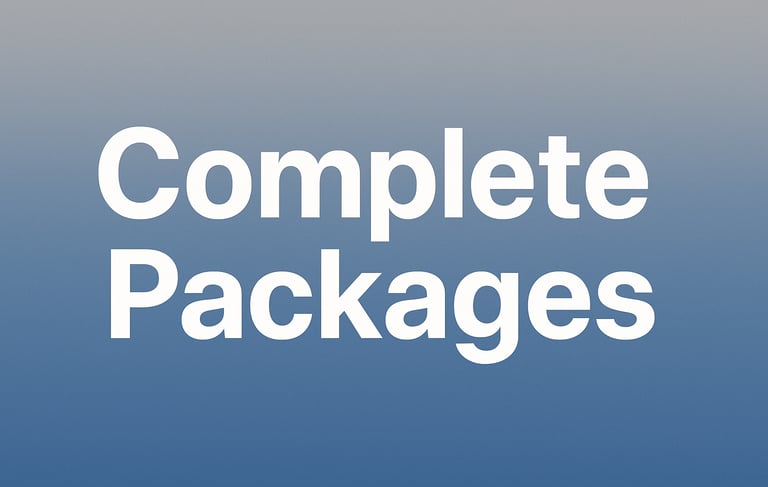 Our Complete Packages – More Services, Lower Costs
