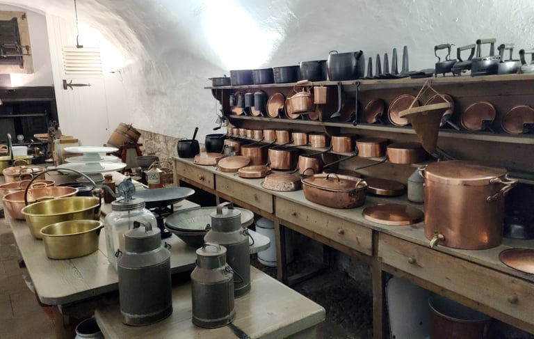 Cawdor Castle Kitchen in Scotland