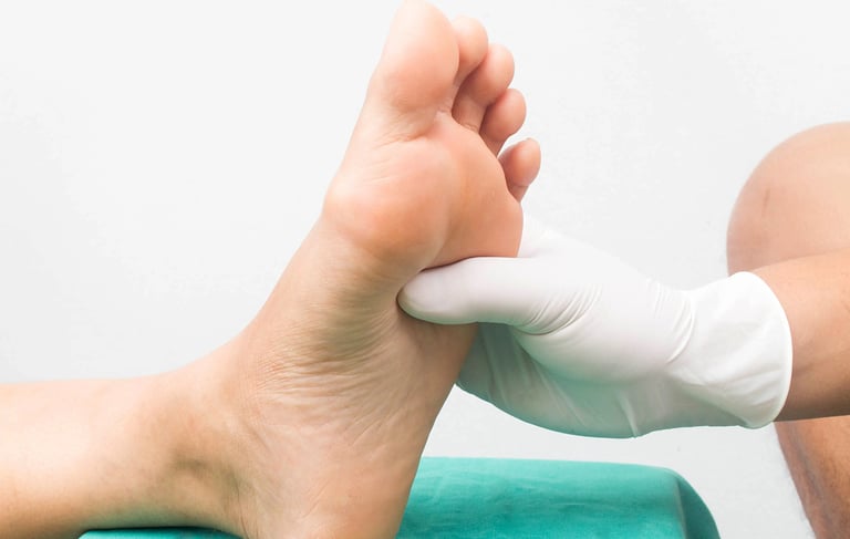 diabetic foot examination